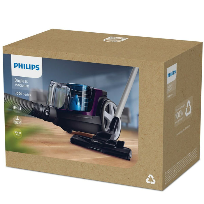 Прахосмукачка без торбичка Philips FC9333/09 Син Черен Сив Лилав 900 W 750 W