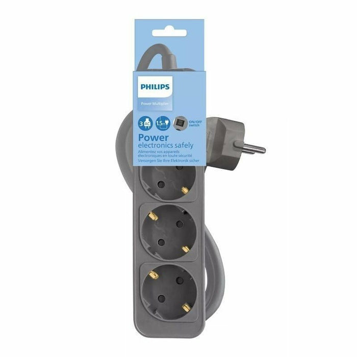 Табло с 3 гнезда с бутон за включване Philips CHP2134G/12