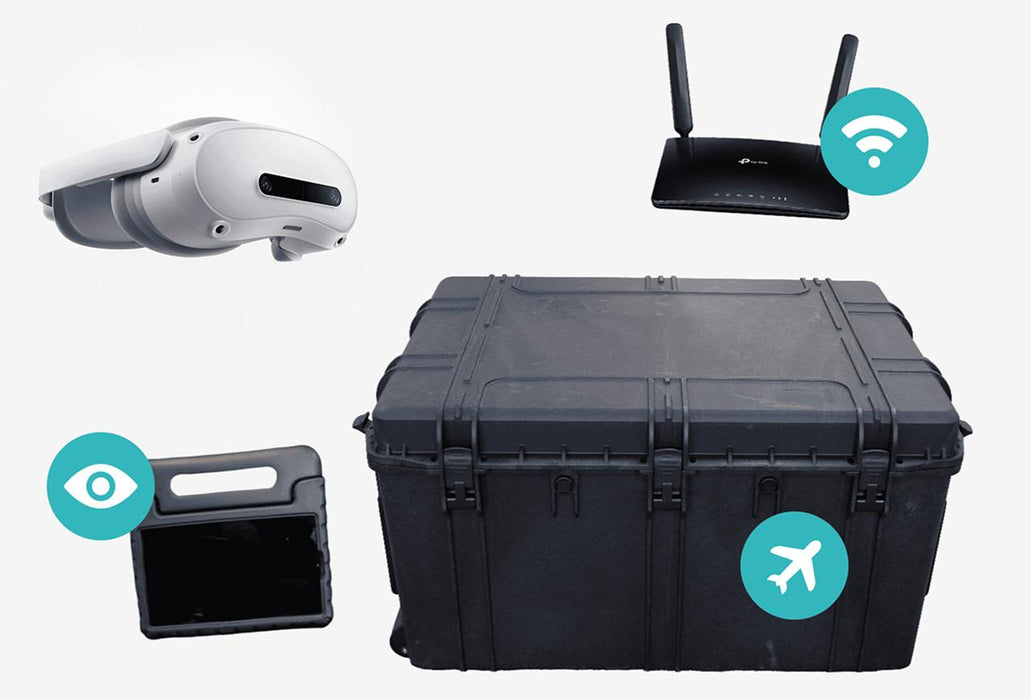 Комплект VR Expert-6 бр PICO 4 Ultra VR очила,куфар, таблет, рутер, аксесоари