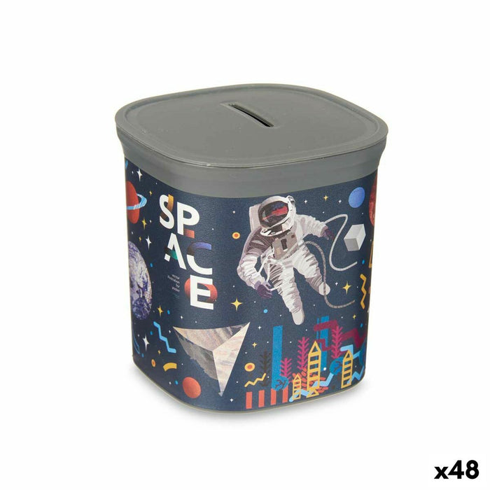 Cпестовна касичка Pincello 02 1163 02 1163 Пластмаса Астронавт 9 x 10,2 x 9 cm Многоцветен (48 броя)