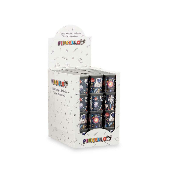 Cпестовна касичка Pincello 02 1163 02 1163 Пластмаса Астронавт 9 x 10,2 x 9 cm Многоцветен (48 броя)