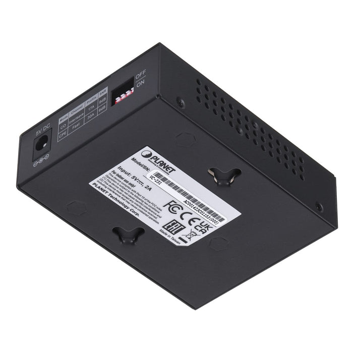 PLANET VC-231 мрежов медиен конвертор 100 Mbit/s черен
