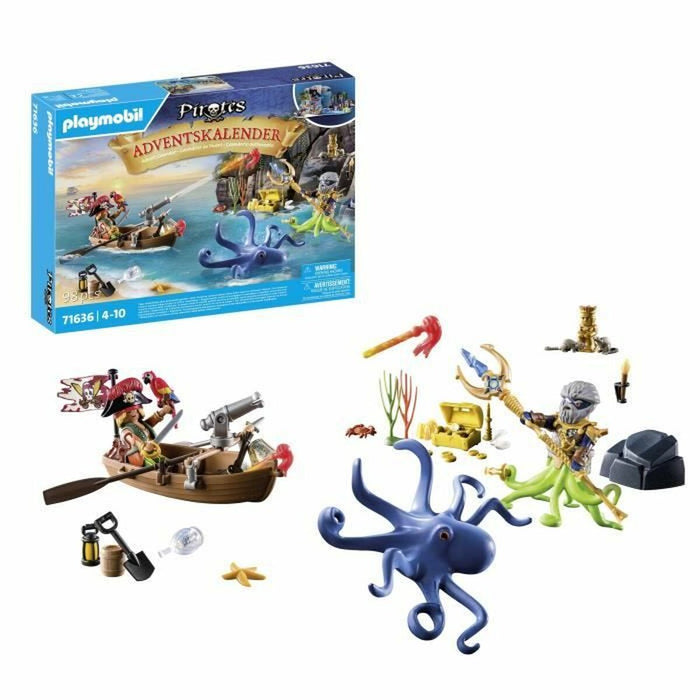 Коледен Календар Playmobil 71636 Pirate Advent Calendar Пластмаса
