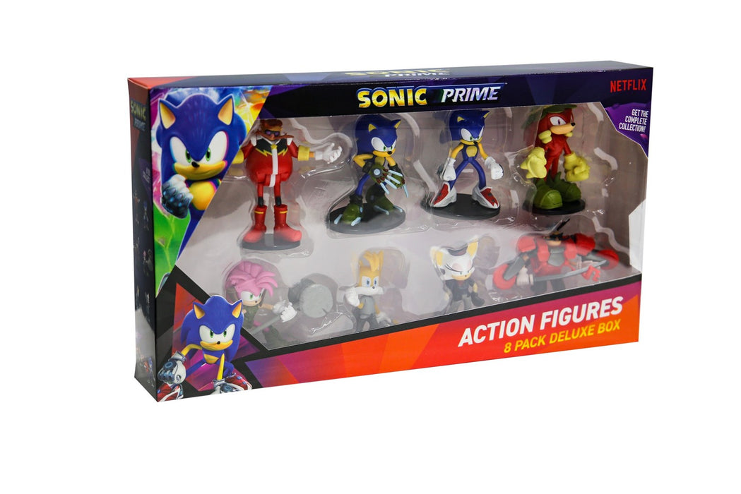SONIC PRIME - ФИГУРКА AKCJI - ZESTAW 8 FIGUREK [ДЕЛУКС КУТИЯ]