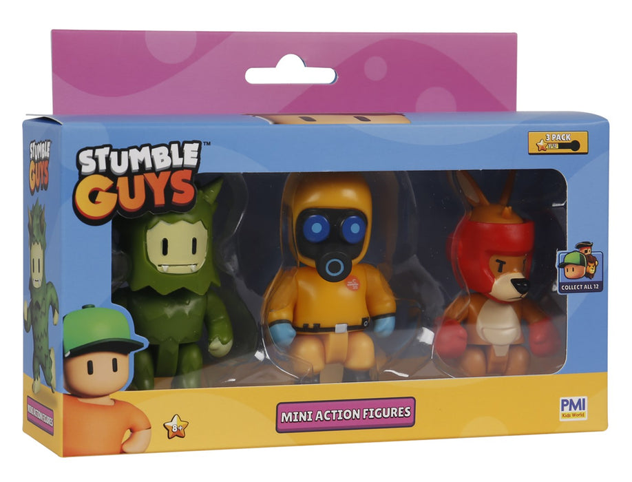 МИНИ ЕКШЪН ФИГУРКИ STUMBLE GUYS S2 - 3 ПАКЕТ ВЕР.Б