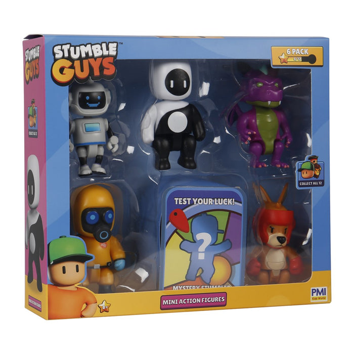 STUMBLE GUYS S2 МИНИ ЕКШЪН ФИГУРКИ - 6 ПАКЕТА ЛУКСОЗНА КУТИЯ ВЕР.B
