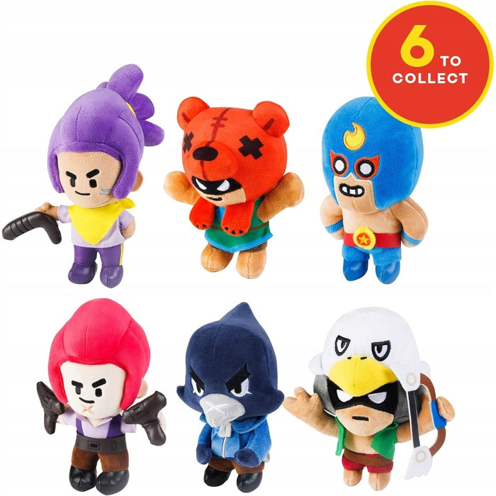 BRAWL STARS S1 ПЛЮШИ 16,5см - ДИСПЛЕЙ 8 БР.