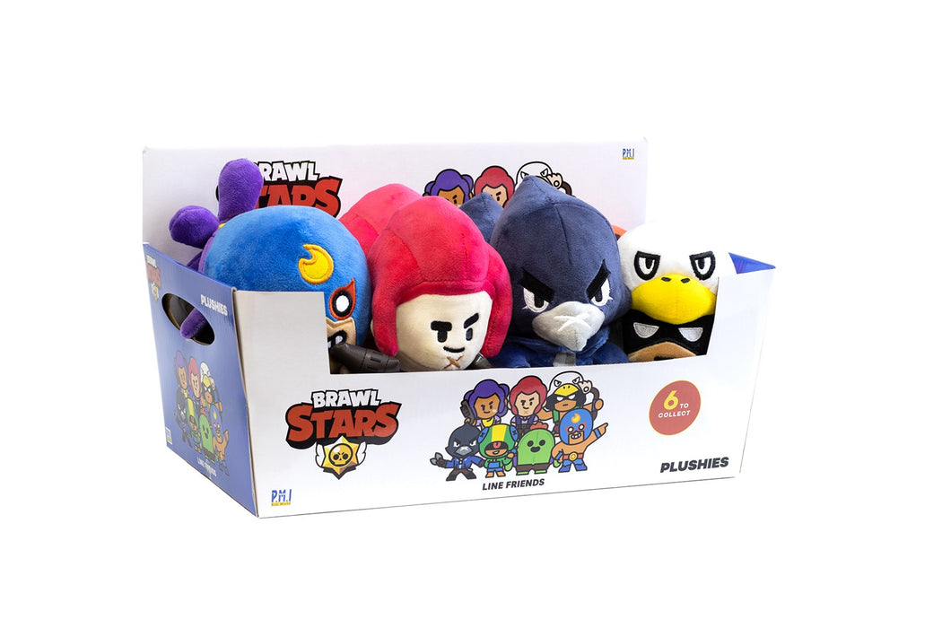 BRAWL STARS S1 ПЛЮШИ 16,5см - ДИСПЛЕЙ 8 БР.