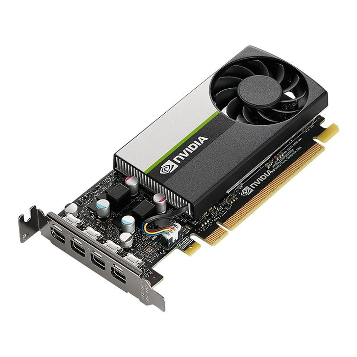 PNY VCNT1000-SB NVIDIA T1000 4GB GDDR6 4x MINI DISPLAYPORT PCI EXPRESS 3.0 LP - ATX СКОНБА МАЛКА КУТИЯ