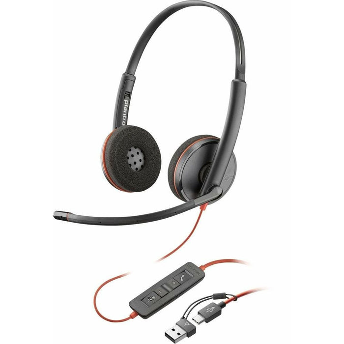 USB Cable Poly 93S87AA Черен Червен