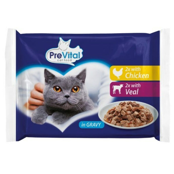 Котешка храна Prevital 4 x 100 g