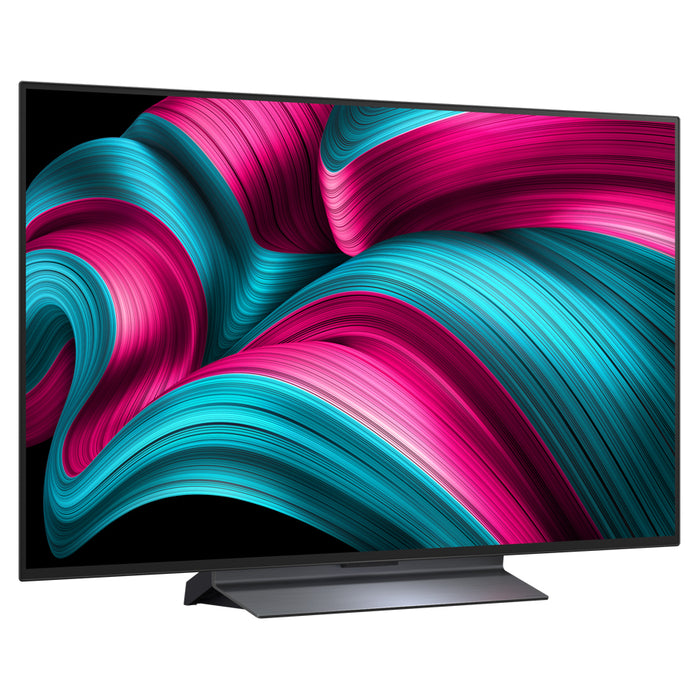 LG OLED телевизор OLED48C51LA, 122 cm, 4K, AI, Smart, черен EU