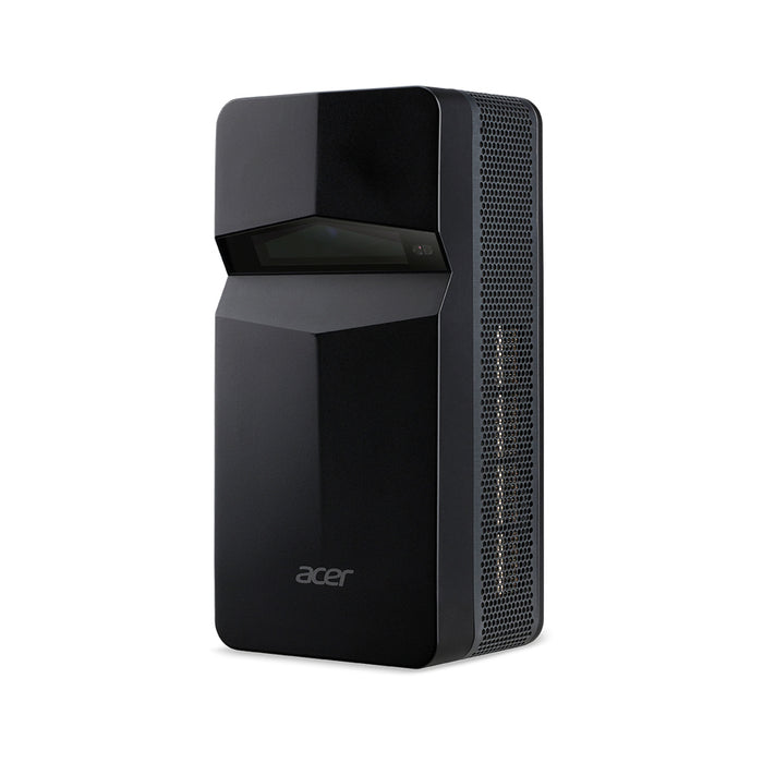 Проектор Acer PD1520Us, DLP, Преносим ултракъсофокусен, FHD (1920x1080), 500 ANSI лумена (2000 LED лумена), 1x, 10 000:1, Интерактивен модул, Smart PJ, Автофокус, HDMI 2.0, USB-A, Аудио x1, DC изход x2, Високоговорители 2x3W, Живот на LED до 30 000 часа,