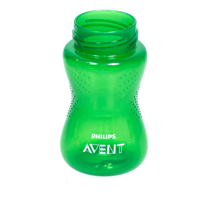 ЧАША СЪС СЛАМКА 300 ML ЗЕЛЕНА 12 М + PHILIPS AVENT