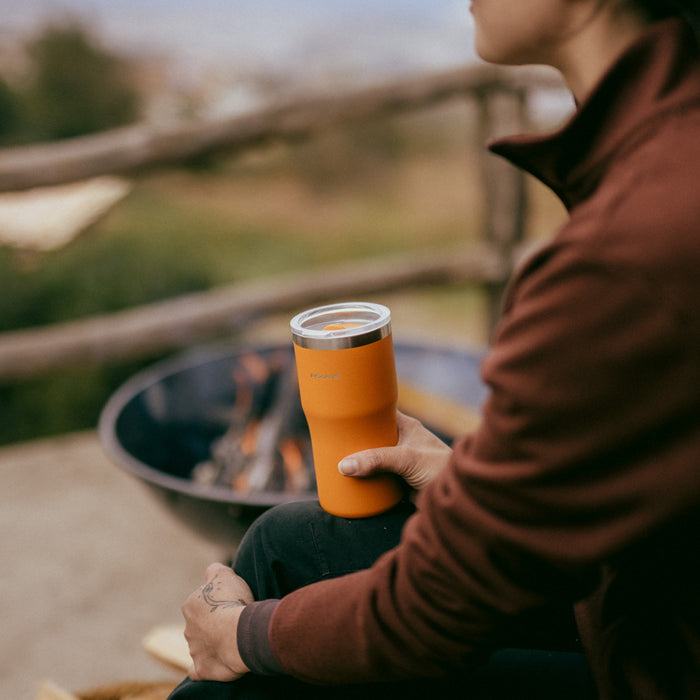 КЪМПИНГ ТЕРМО ЧАША FISKARS 0.5 ОРАНЖЕВА FISKARS On-the-go