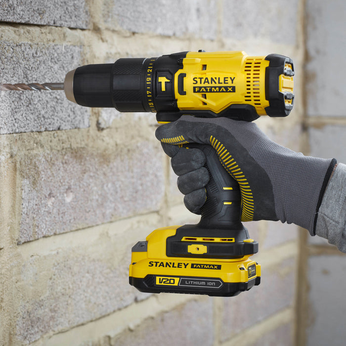 Stanley комплект V20 SFMCK465D2S (SFMCD711+SFMCF800) 2x2,0Ah