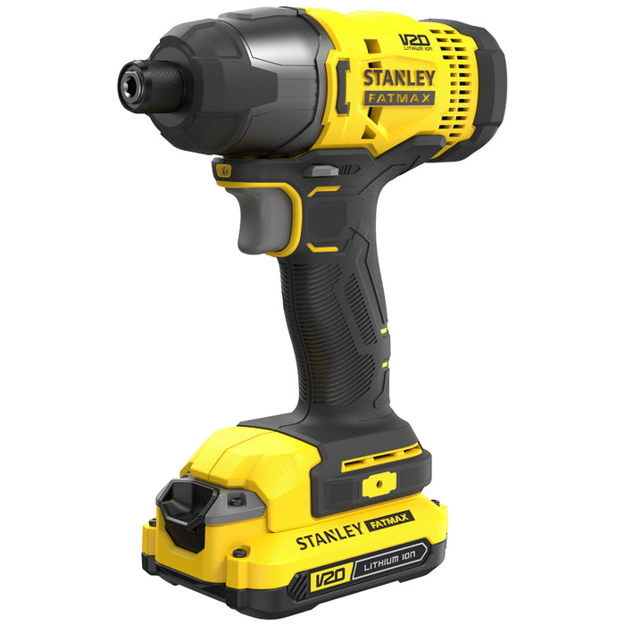 Stanley комплект V20 SFMCK465D2S (SFMCD711+SFMCF800) 2x2,0Ah
