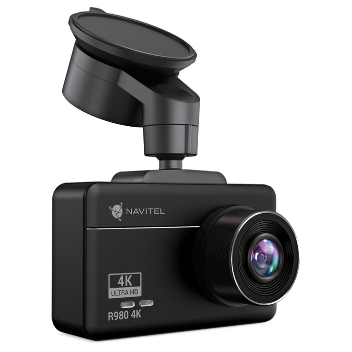 Navitel Dashcam с Wi-Fi, GPS-информатор и цифров скоростомер R980 4K IPS дисплей 3''; 854x480; Сензорни карти, включени GPS (сателит)