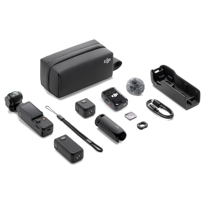 DJI Action Camera Osmo Pocket 3 Creator Combo Черен EU (CP.OS.00000302.01)