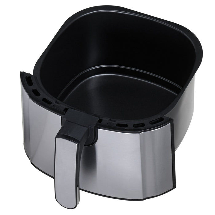 ProfiCook PC-FR 1239 H Single 5,5 L Самостоятелен фритюрник с горещ въздух Черен, Неръждаема стомана