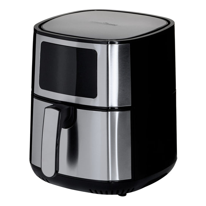 ProfiCook PC-FR 1239 H Single 5,5 L Самостоятелен фритюрник с горещ въздух Черен, Неръждаема стомана