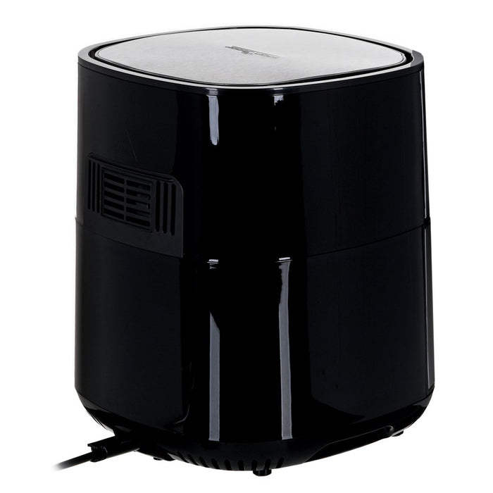 ProfiCook PC-FR 1239 H Single 5,5 L Самостоятелен фритюрник с горещ въздух Черен, Неръждаема стомана