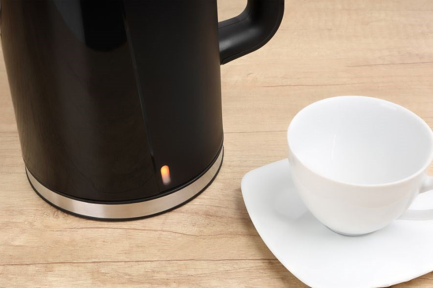 ELDOM NEEV kettle, capacity 1.7 l, power 2200 W, steel center, black