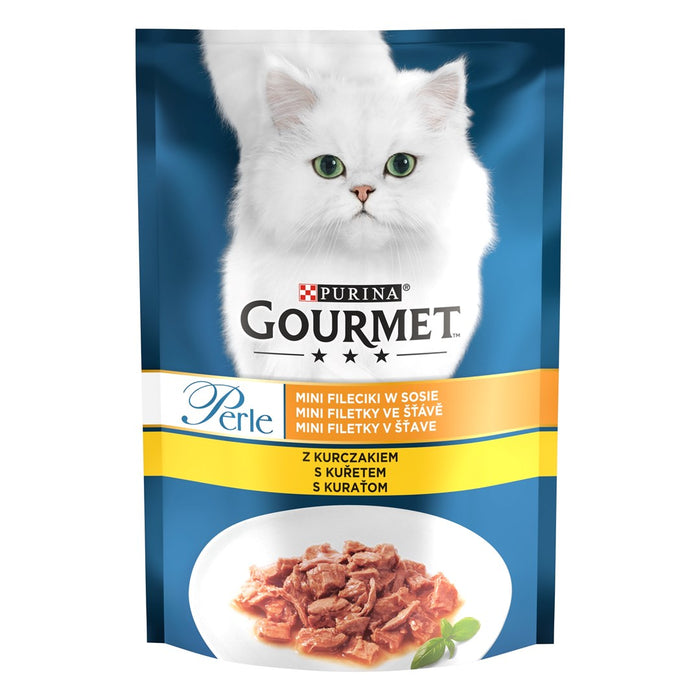 PURINA Gourmet Perle with Chicken - мокра храна за котки - 85гр