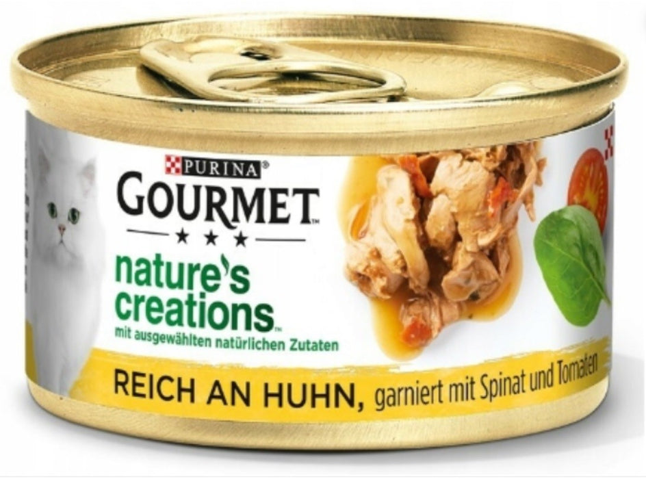 GOURMET Gourmet Nature's Creation - мокра храна за котки - 85гр