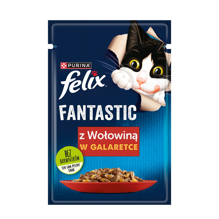 Friskies Jelly Beef - Мокра храна за котки - 100 гр