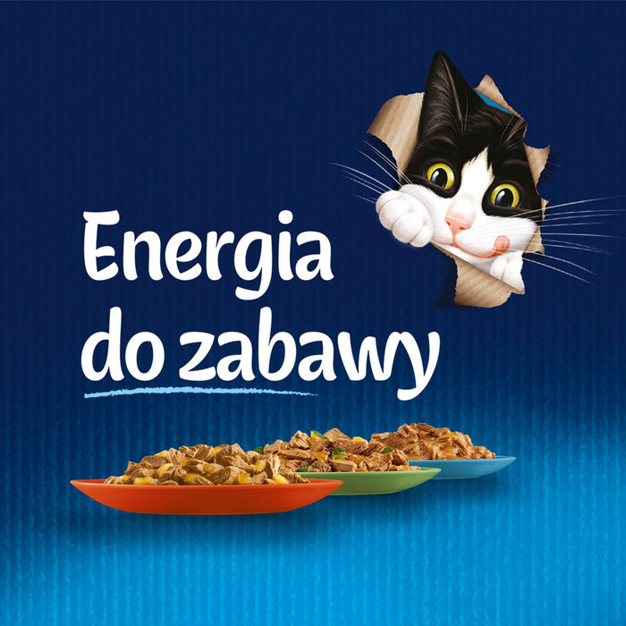 FELIX Fantastic със сьомга в желе - мокра храна за котки - 85гр