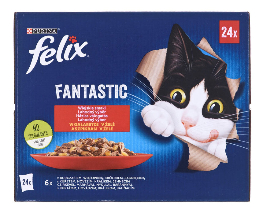 Felix Fantastic country flavors в желе - Мокра храна за котки - 24x 85g