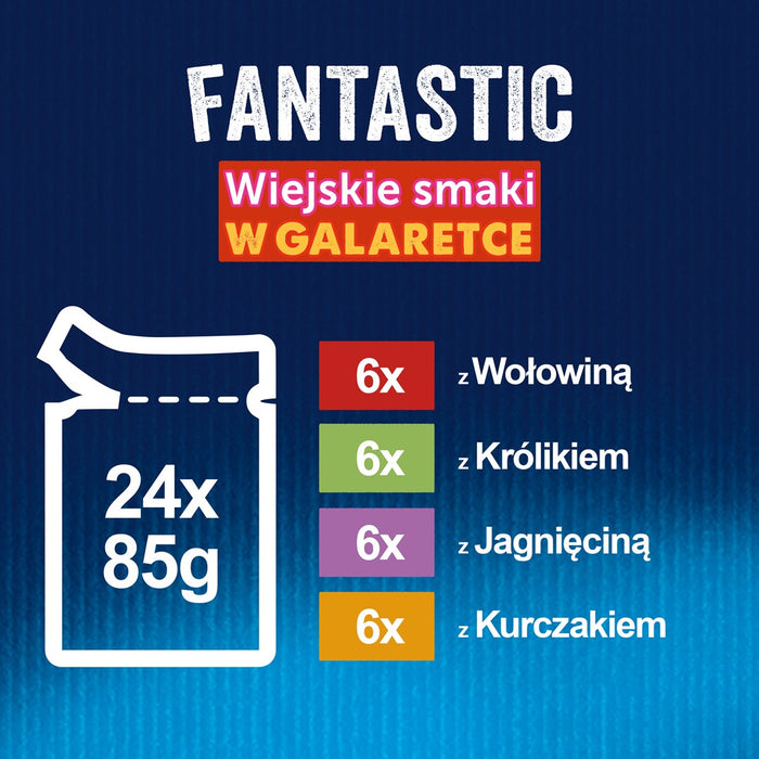Felix Fantastic country flavors в желе - Мокра храна за котки - 24x 85g