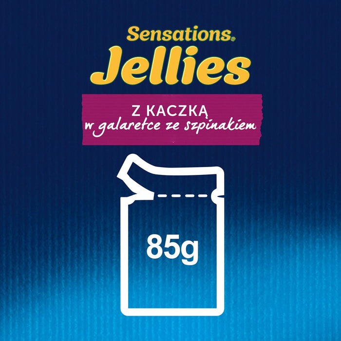 FELIX Sensations Патица и спанак - мокра храна за котки - 85гр