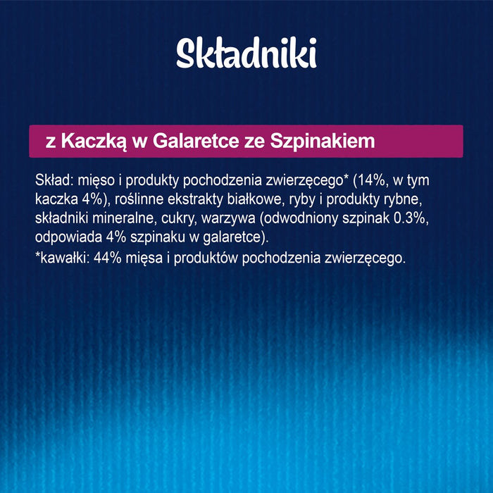 FELIX Sensations Патица и спанак - мокра храна за котки - 85гр