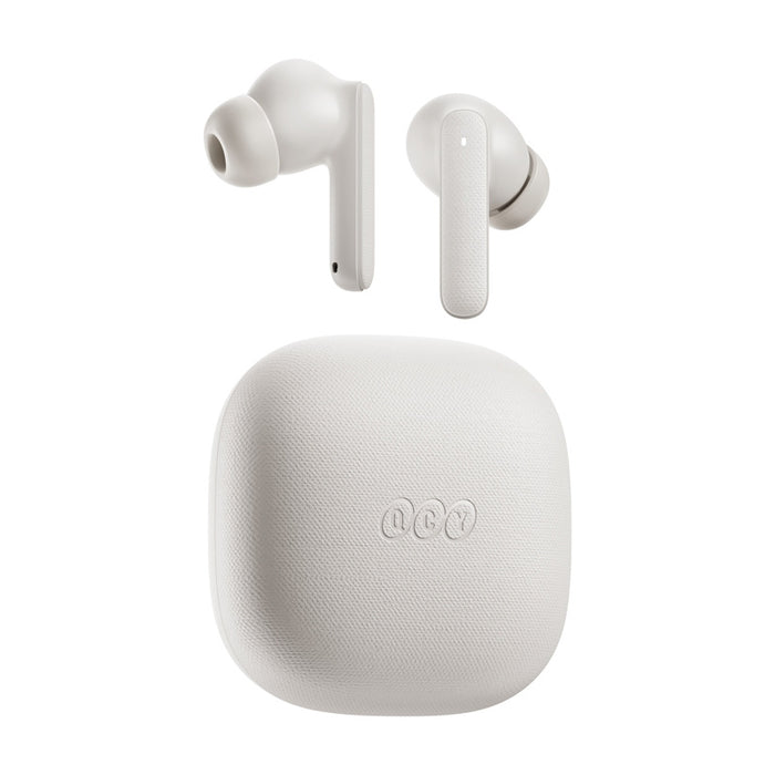 Слушалки TWS QCY Buds T43 ENC (бели)