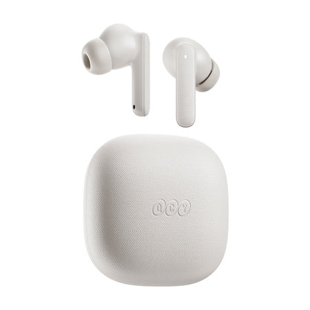 Слушалки TWS QCY Buds T43 ENC (бели)