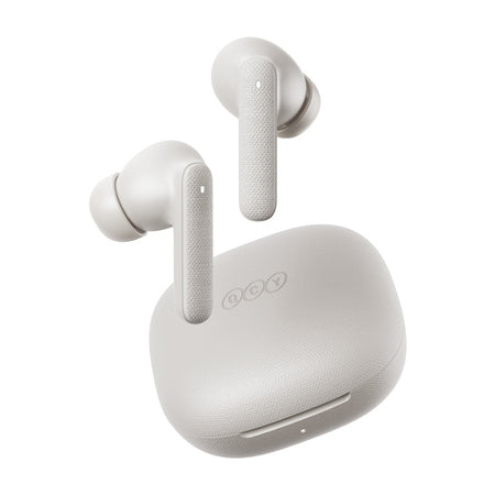 Слушалки TWS QCY Buds T43 ENC (бели)