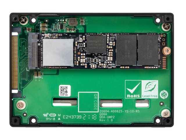 QNAP U.2 NVMe към M.2 NVMe SSD PCIe Gen4 адаптер