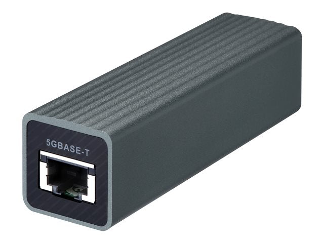 QNAP USB 3.0 към единичен порт RJ45 5GbE/2.5GbE/1GbE/100MbE адаптер, захранван от шина USB type-c 20 cm USB-C към USB-A кабел