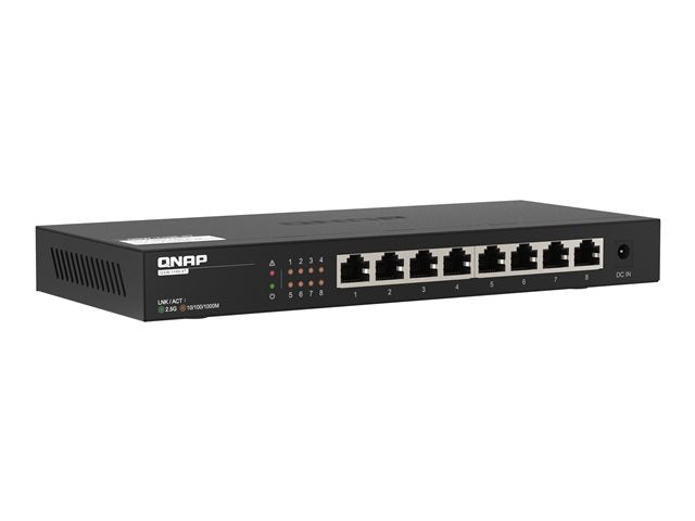QNAP QSW-1108-8T 8 порта 2.5Gbps автоматично договаряне 2.5G/1G/100M неуправляем суич