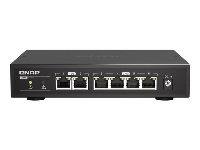 QNAP QSW-2104-2T 2ports 10GbE RJ45 5ports 2.5GbE RJ45 неуправляем суич