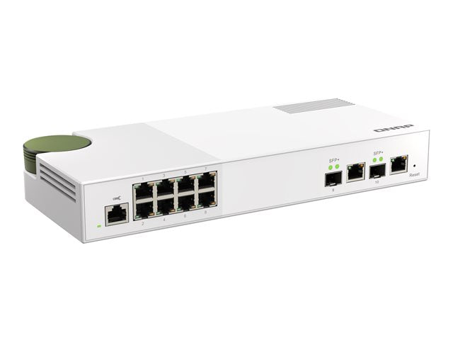 QNAP QSW-M2108-2C 8 порта 2.5Gbps 2 порта 10Gbps SFP+/NBASE-T Combo уеб управляван суич