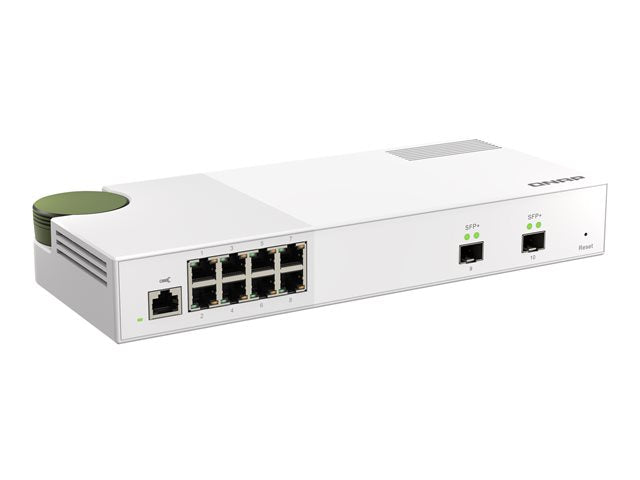 QNAP QSW-M2108-2S 8 порта 2.5Gbps 2 порта 10Gbps SFP+ уеб управляван суич