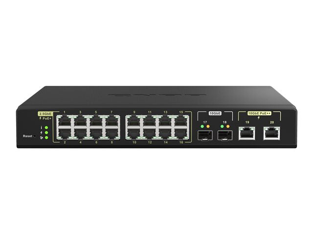 QNAP QSW-M2116P-2T2S 8port 2.5Gbps 2port 10Gbps SFP+ уеб управляван суич