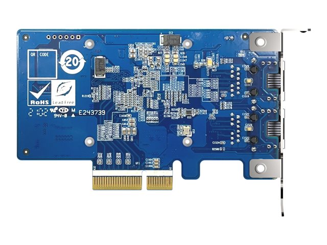 QNAP Dual-port 10GBASE-T 10GbE мрежова разширителна карта Intel X710 PCIe Gen3x4