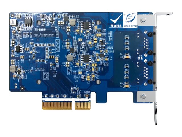 QNAP Dual-port 10GbE мрежов адаптер Aquantia AQC113C PCIe поддържан NAS