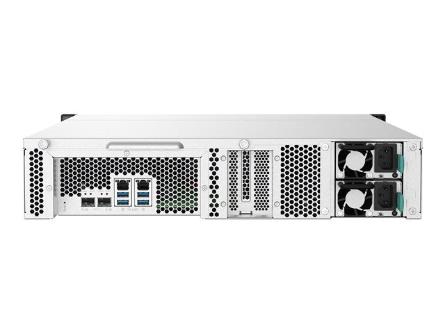 QNAP TS-1232PXU-RP-4G 12-Bay rackmount NAS AL324 4GB DDR4 UDIMM RAM SATA 6Gb/s 2x 10GbE SFP+ 2x 2.5GbE 1x PCIe Gen2 x2 слот 250W