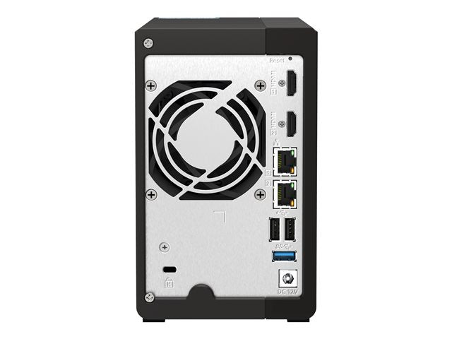 QNAP TS-253E-8G 2-отсечен настолен NAS Intel Celeron J6412 4C 2.0GHz burst 2.6GHz вграден 8GB RAM 2xHDMI 1.4b 2xM.2 2280 PCIe слота