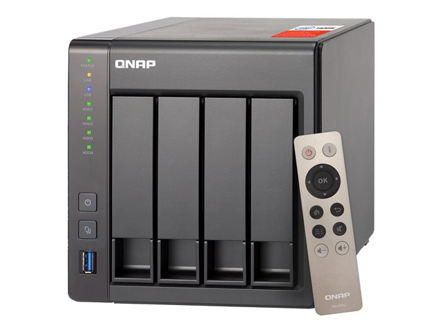 QNAP TS-451+-2G 2GB RAM 2.5/3.5inch SATA 6Gb/s 3Gb/s Intel Celeron 2.0GHz Quad Core до 2.42GHz